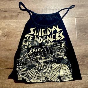 Crop halter style Suicidal Tendencies shirt